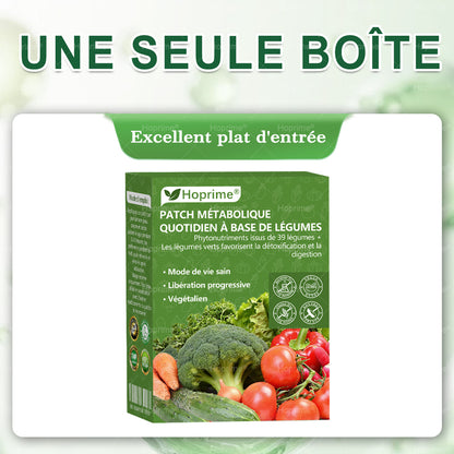 Boutique officielle | 🥦 𝑯𝙤𝒑𝐫𝒊𝙢𝒆® Patch Métabolique Quotidien aux Légumes Extraits de 39 légumes et verdures pour soutenir la détox, la digestion, le métabolisme et l’énergie quotidienne.