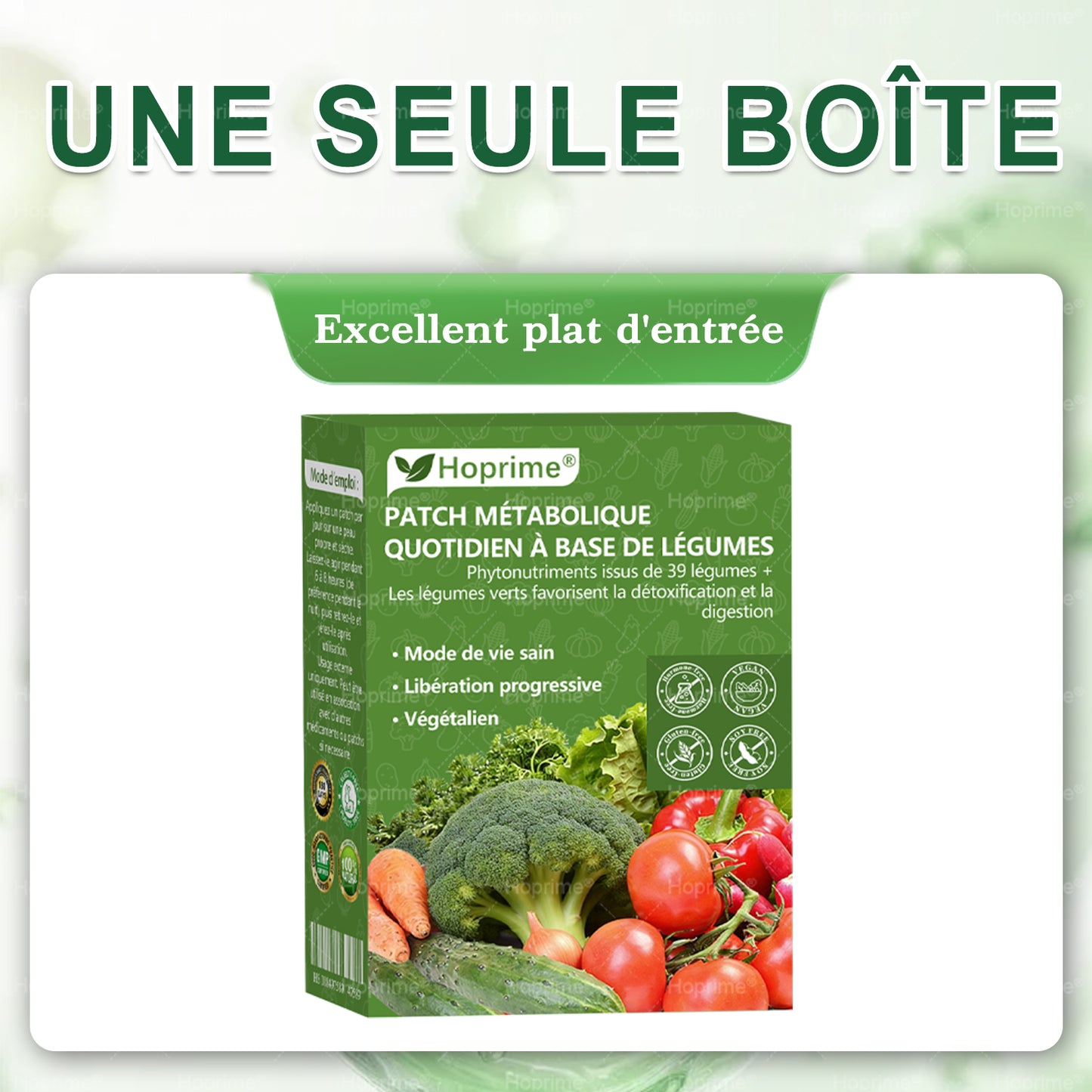 Boutique officielle | 🥦 𝑯𝙤𝒑𝐫𝒊𝙢𝒆® Patch Métabolique Quotidien aux Légumes Extraits de 39 légumes et verdures pour soutenir la détox, la digestion, le métabolisme et l’énergie quotidienne.