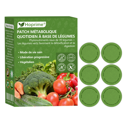 Boutique officielle | 🥦 𝑯𝙤𝒑𝐫𝒊𝙢𝒆® Patch Métabolique Quotidien aux Légumes Extraits de 39 légumes et verdures pour soutenir la détox, la digestion, le métabolisme et l’énergie quotidienne.