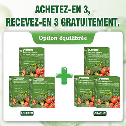 Boutique officielle | 🥦 𝑯𝙤𝒑𝐫𝒊𝙢𝒆® Patch Métabolique Quotidien aux Légumes Extraits de 39 légumes et verdures pour soutenir la détox, la digestion, le métabolisme et l’énergie quotidienne.