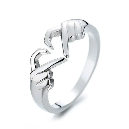 AAA Zircon Simple Geometric Ring Elegant Women's Daily Work Opening Adjustable Rings for Women Bridal Engagement Jewelry Gift