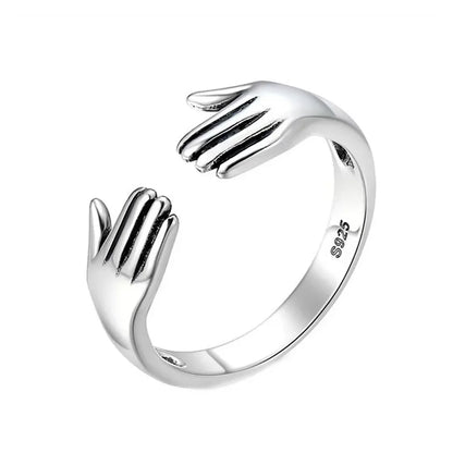 AAA Zircon Simple Geometric Ring Elegant Women's Daily Work Opening Adjustable Rings for Women Bridal Engagement Jewelry Gift